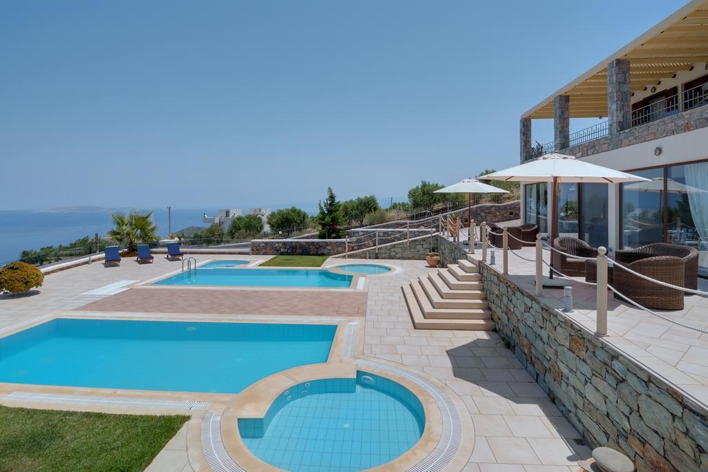 Sea Views At Villa Anemomylos With Heated Pool, Ping Pong And Tennis Agia Pelagia  Ngoại thất bức ảnh