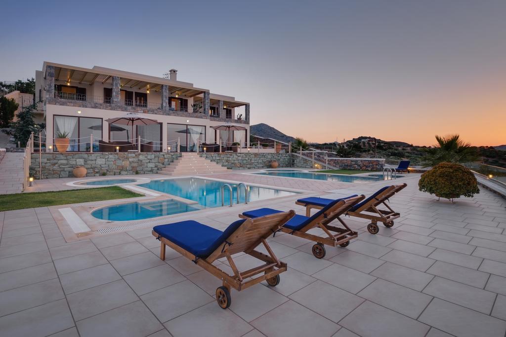 Sea Views At Villa Anemomylos With Heated Pool, Ping Pong And Tennis Agia Pelagia  Ngoại thất bức ảnh