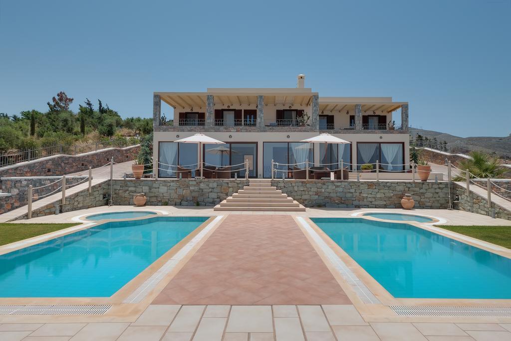Sea Views At Villa Anemomylos With Heated Pool, Ping Pong And Tennis Agia Pelagia  Ngoại thất bức ảnh
