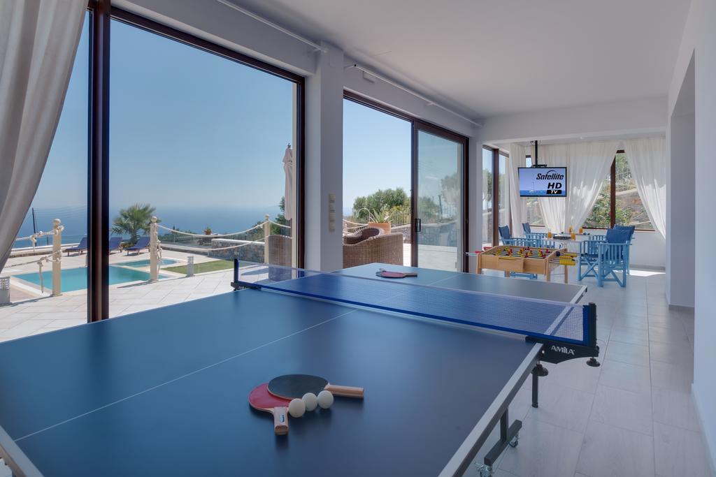 Sea Views At Villa Anemomylos With Heated Pool, Ping Pong And Tennis Agia Pelagia  Ngoại thất bức ảnh