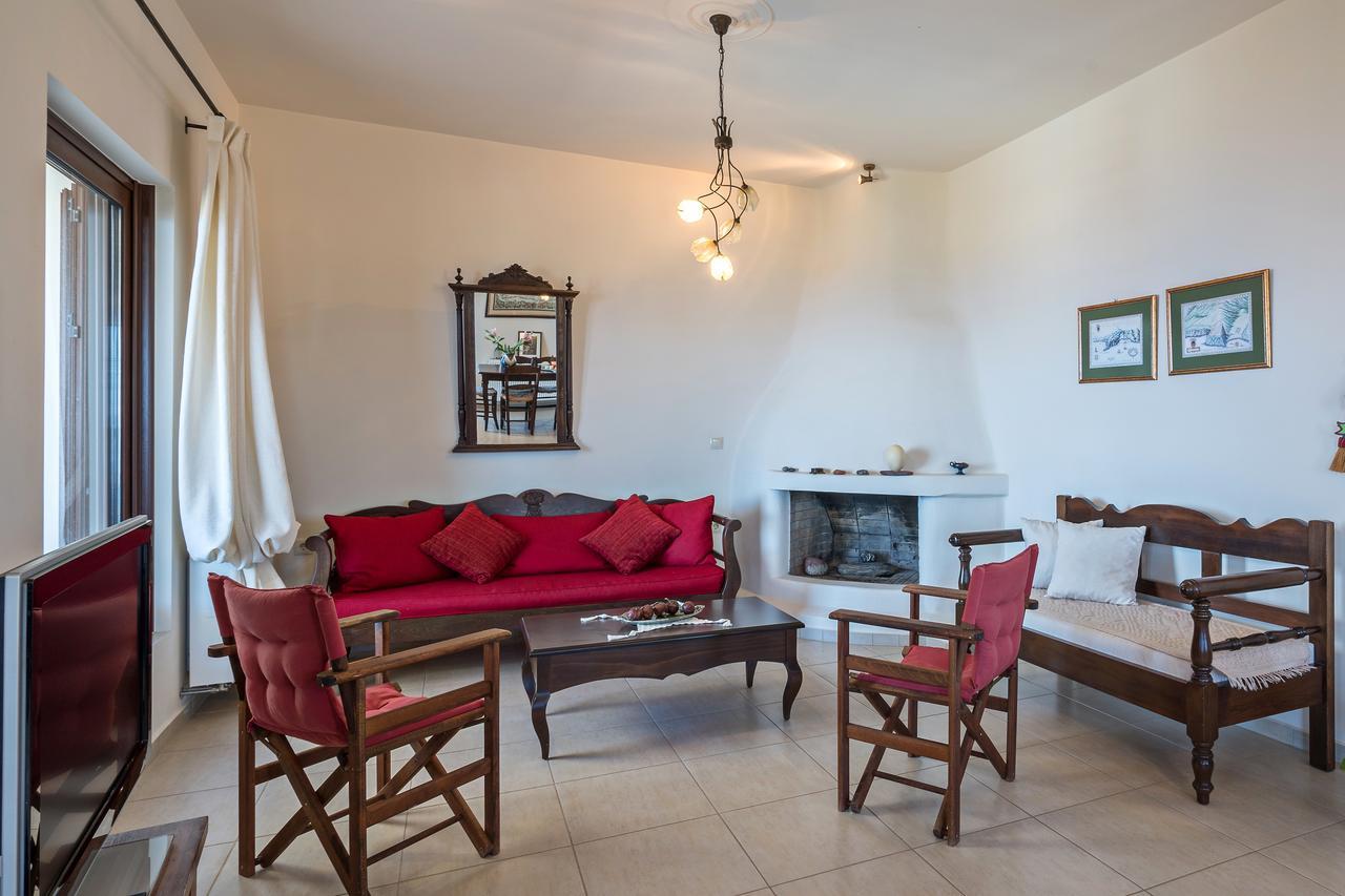 Sea Views At Villa Anemomylos With Heated Pool, Ping Pong And Tennis Agia Pelagia  Ngoại thất bức ảnh