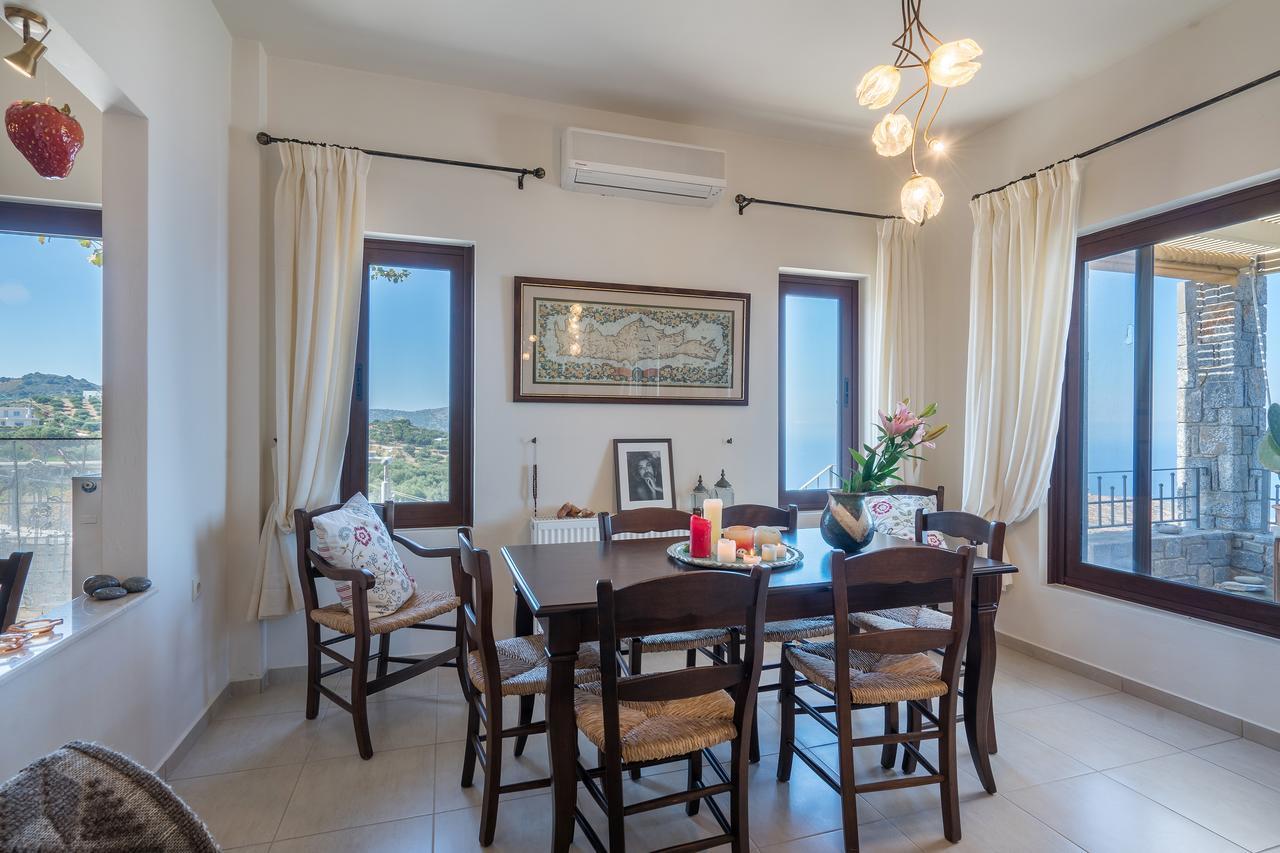 Sea Views At Villa Anemomylos With Heated Pool, Ping Pong And Tennis Agia Pelagia  Ngoại thất bức ảnh